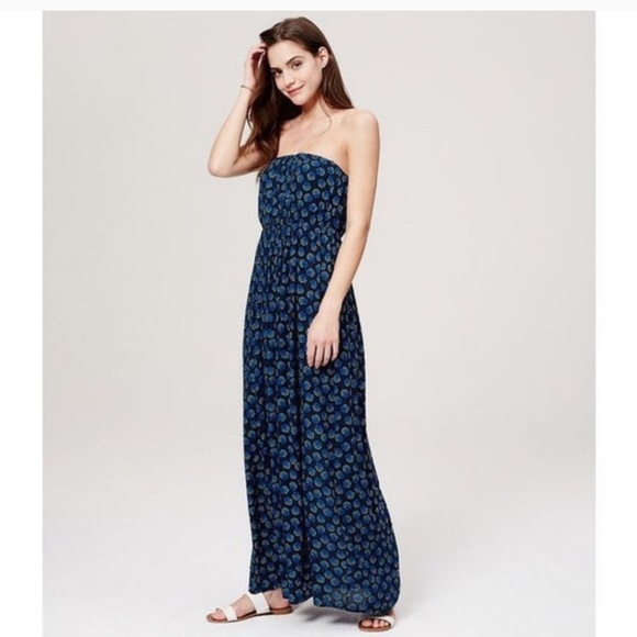 LOFT Dresses & Skirts - Ann Taylor Loft Beach Strapless Maxi Dress